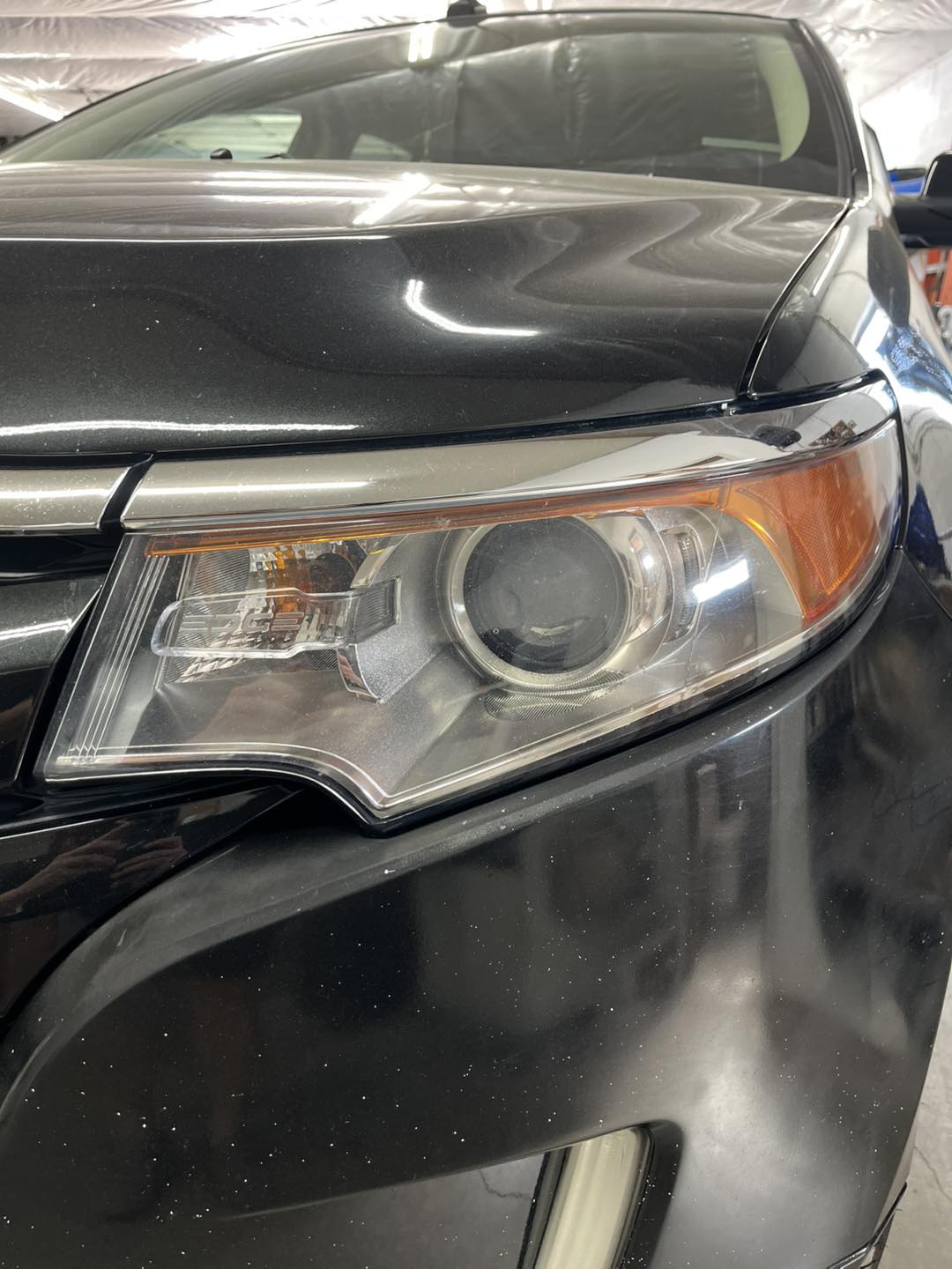Headlight restoration work